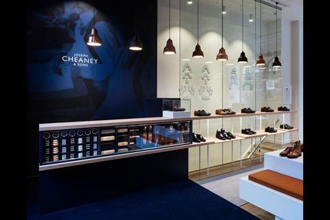 6 cheaney henrietta street half tone image of the factory pixelled like broguing